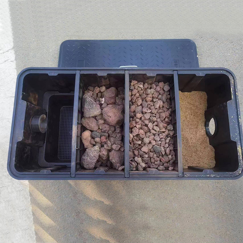 PE Plastic Underground Four-Compartment Grease Trap